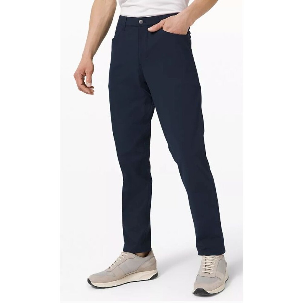 Lululemon Men's ABC Classic-Fit 5 Pocket Pant True Navy Warpstreme Size 30x29.5